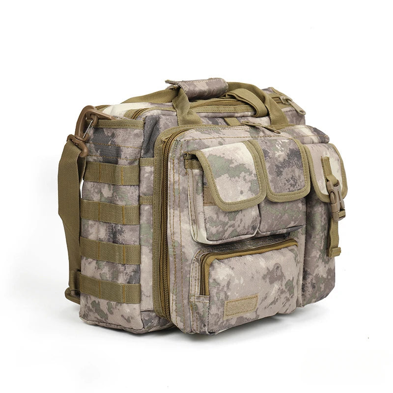 Military Backpack Tactical Molle Nylon Messenger Shoulder Bag Laptop Handbags Briefcase Outdoor Multifunction Climbing Bag