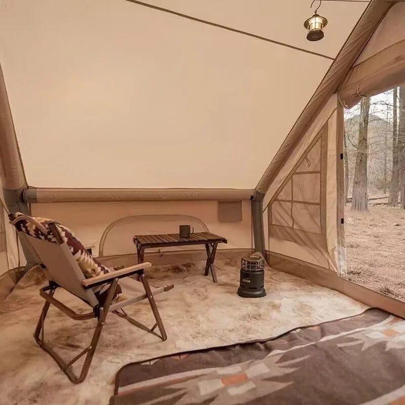 Oxford Cloth Camping Tents Outdoor Portable Quick Automatic Opening Inflatable Tent Rainproof Sun Protection Camping Equipment