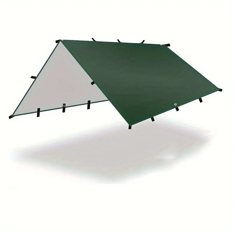 19 Hang Points Tent Tarp Survival Sun Shelter Shade Canopy Outdoor Backpacking Waterproof Camping Awning SunShade