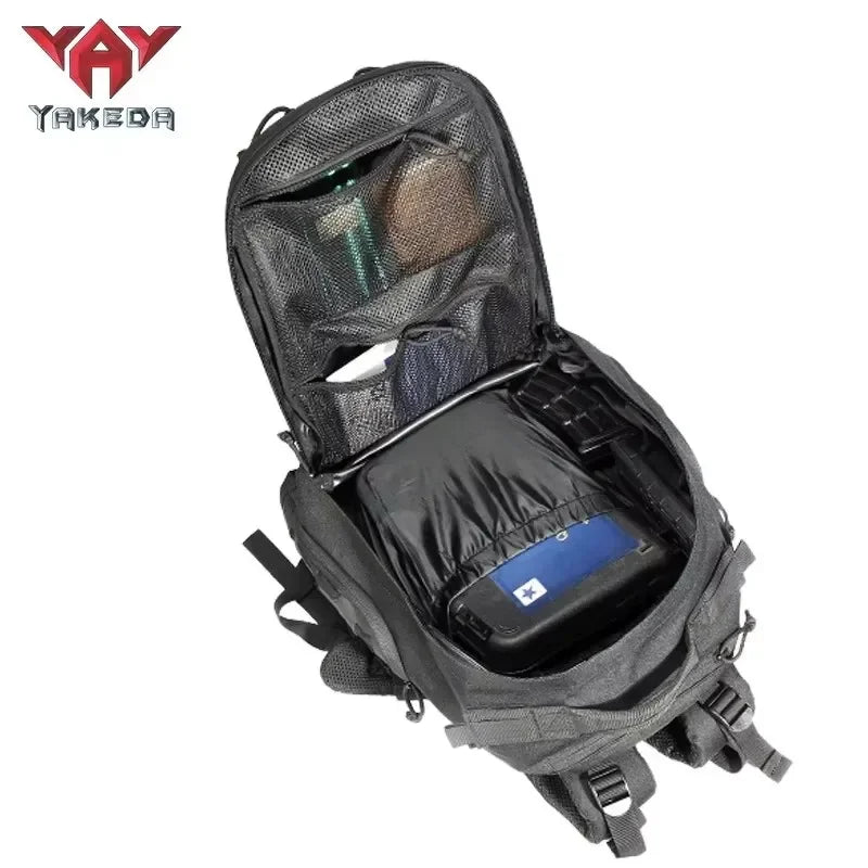 YAKEDA 40L Tactical Backpack for Men Camping Hiking Backpacks Outdoor Travel Bags Climbing Rucksack Bag