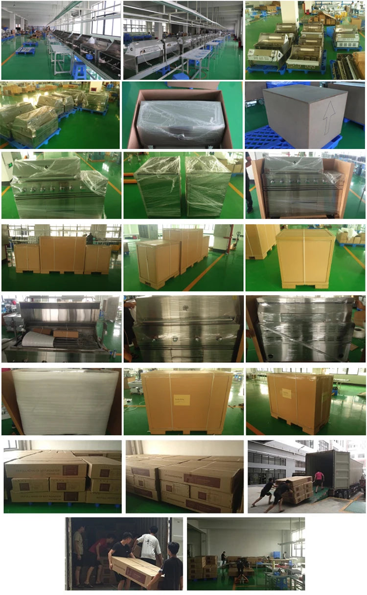 High Quality 4 Burner Gas BBQ Grill for Outdoor Kitchen Use