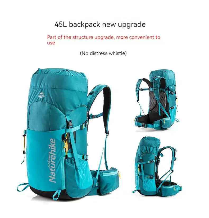 Naturehike Backpack Waterproof  Rucksack 45L 55L 65L Big Knapsack Backpacking Camping Climbing Hiking Travel Bag With Rain Cover