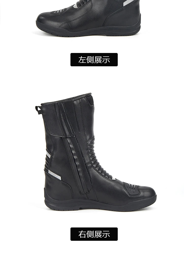 Motorcycle Boots Men Racing Shoes Motorcyclist Boots Off-road Anti-slip Four Seasons Cycling Protective Gear Motocross Boots