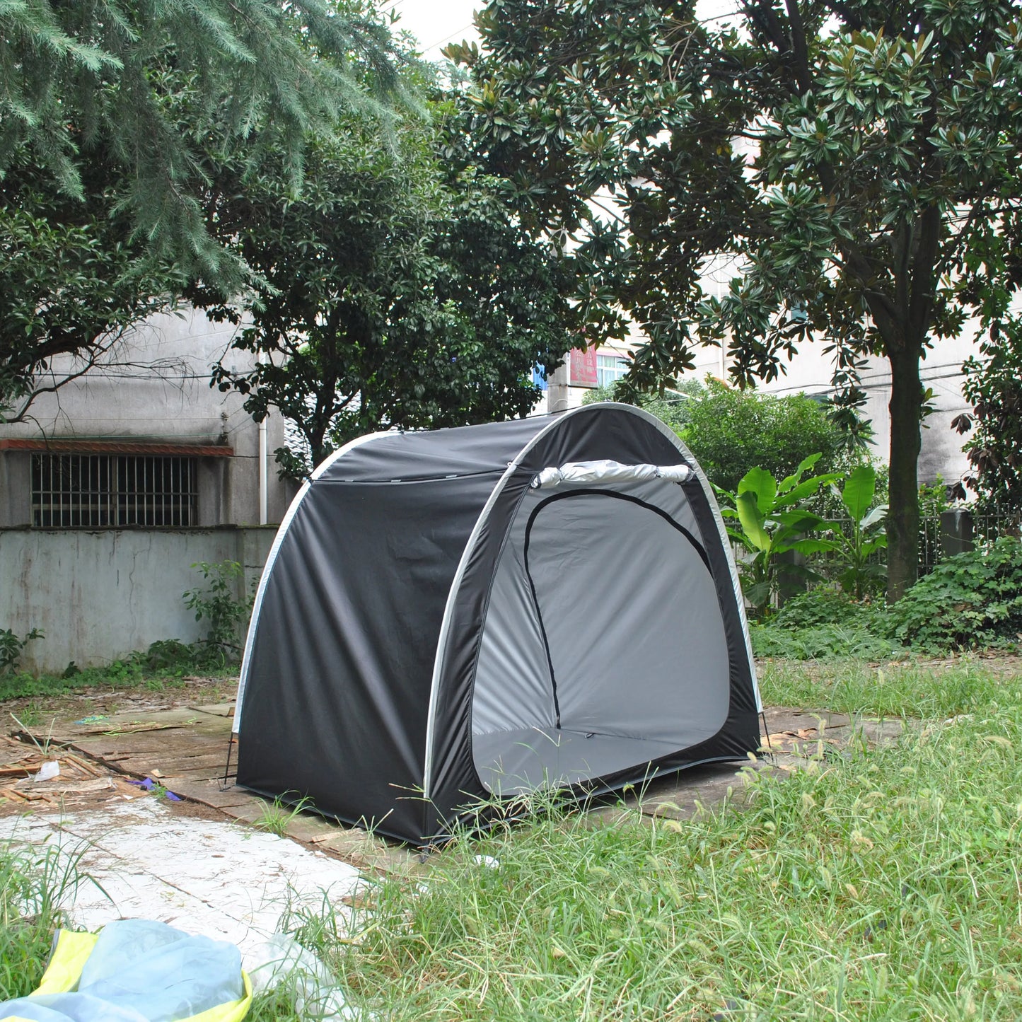 CZX-827 Advanced Bike Tent Bike Storage Shed tent,4 bikes storage tent,4 bikes tent,2 doors bigger cot bed tent,motorcycle tent