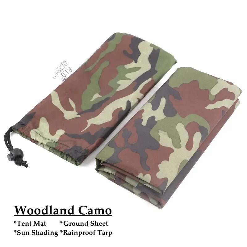 4Colors Outdoor Picnic Waterproof Camping Tent Mat Moisture-proof Pad Sun Shade Net Oxford Mat Beach Ground Sheet Rainproof Tarp