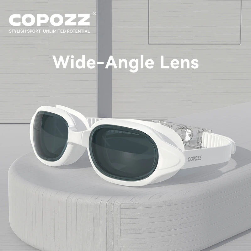 COPOZZ Swimming Goggles Myopia 0 -1.5 to -7 Men Women Anti fog UV Protecion Waterproof Swimming Glasses Diopter Swim Eyewear