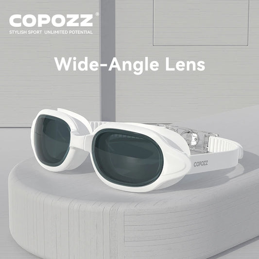 COPOZZ Swimming Goggles Myopia 0 -1.5 to -7 Men Women Anti fog UV Protecion Waterproof Swimming Glasses Diopter Swim Eyewear