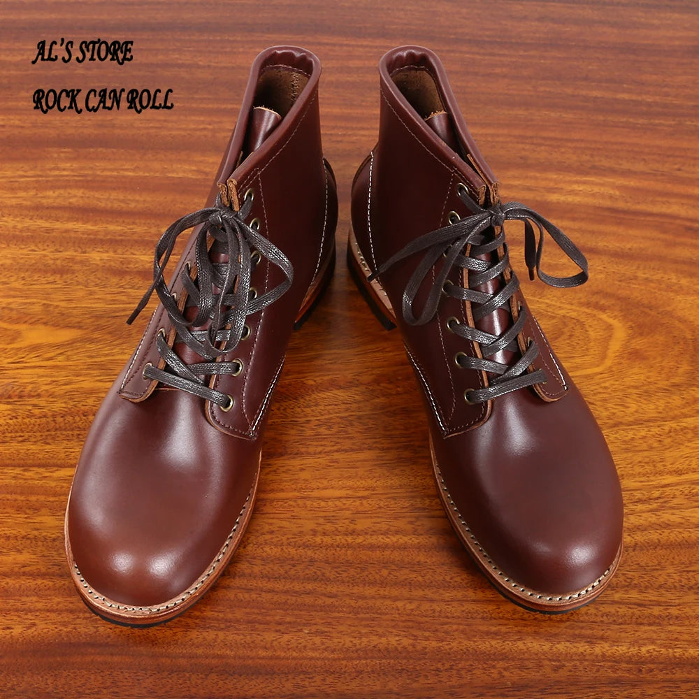 XW318 RockCanRoll Super Quality Size 35-52 Handmade Goodyear Welted Durable Italian Cowhide Boot Custom Made Available