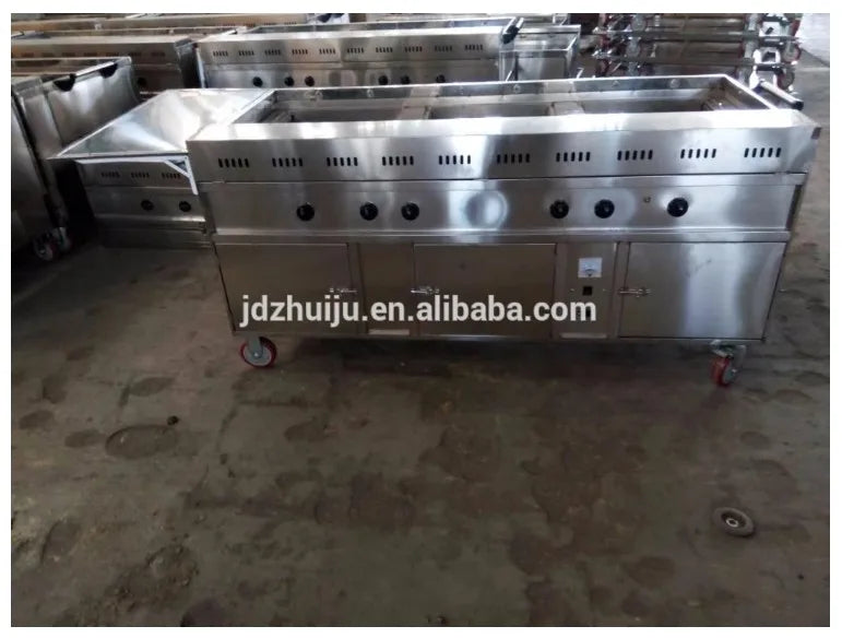 Chinese Stainless Steel Commercial Automatic Pig Meat Rotisserie Charcoal Bbq Grill Machine For Restaurant