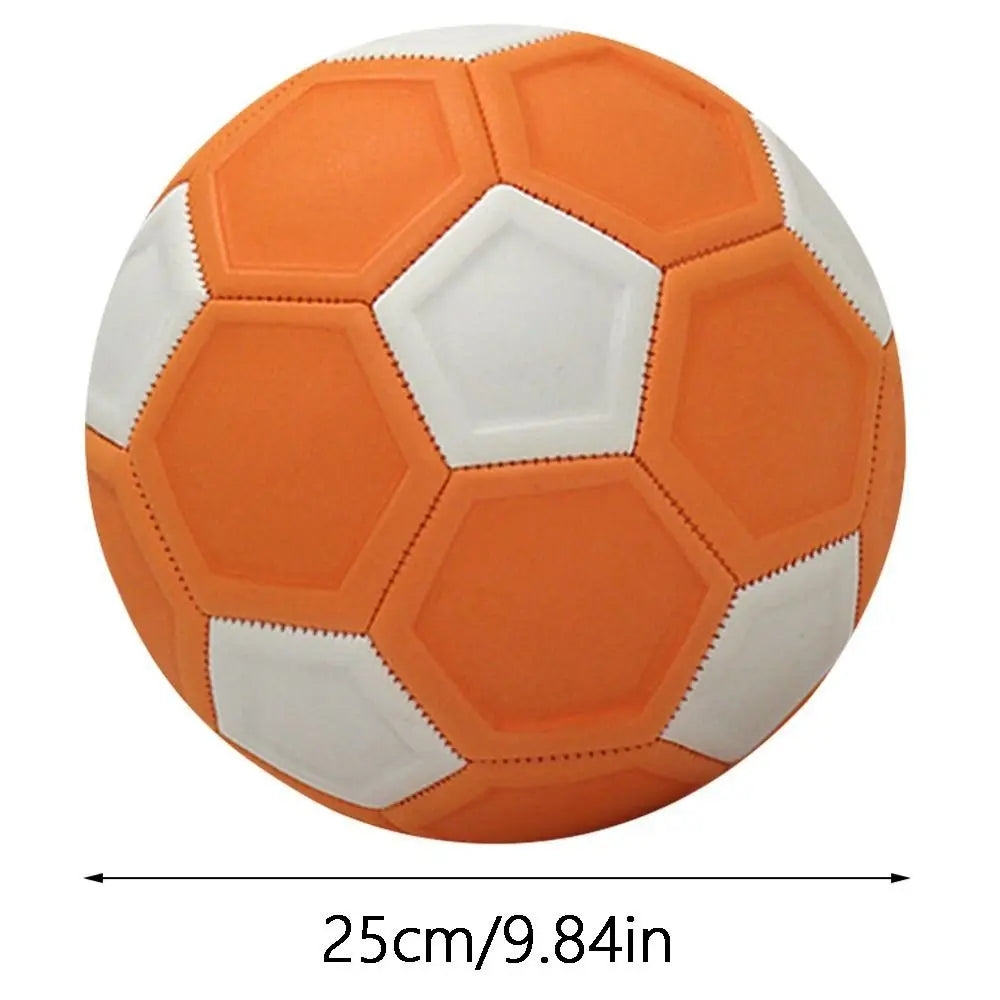 Size 3/4/5 Curve Soccer Ball Curve Lines Recreational Youth Football Orange Football Trainin Match Football Outdoor Backyard