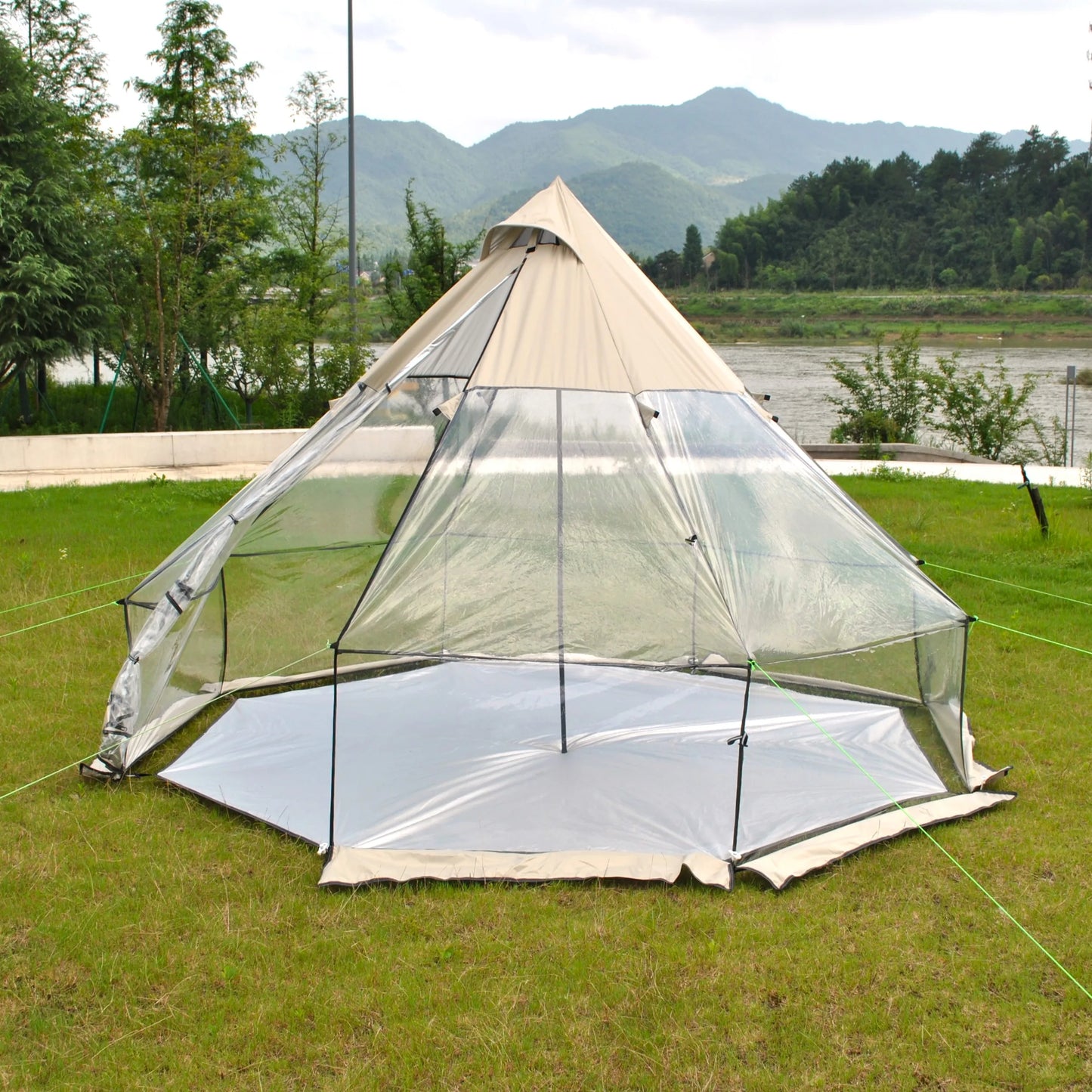 Regatta Mongolian Bell Tent - W/StoveJack, Waterproof, 4 Season Luxury Camping and Glamping Yurt Tent Outdoor