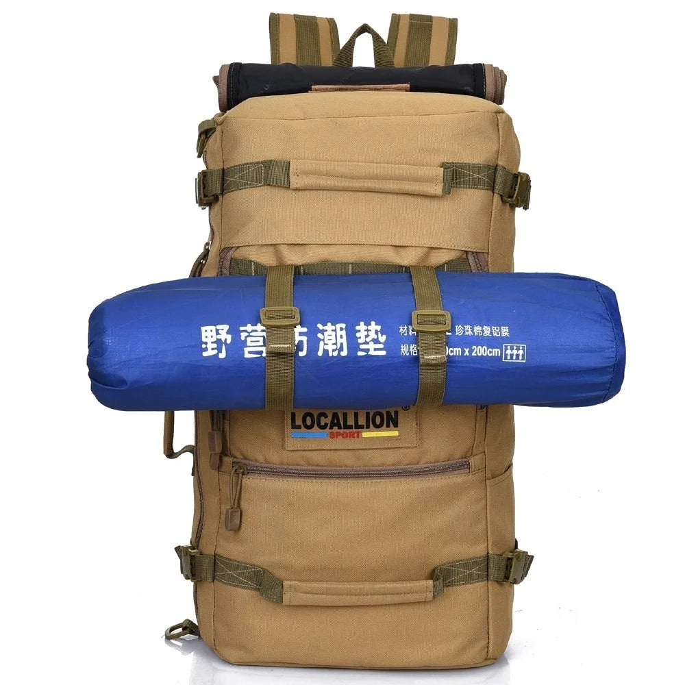 50L Tactical Military Backpack Male Outdoor Army 3p Trekking Rucksack Travel Hiking Men Camping Hunting Backpack Molle Assault