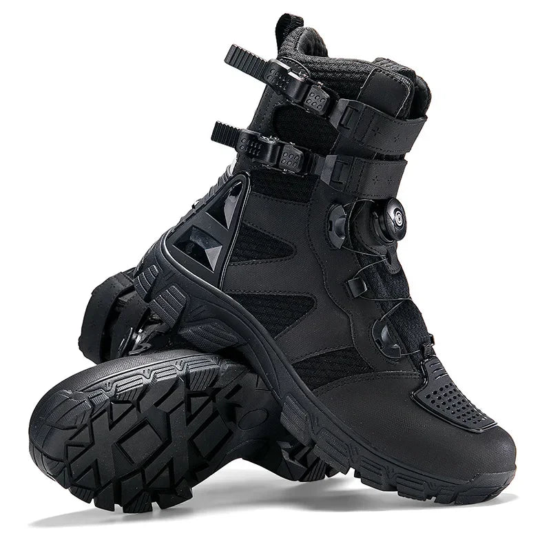 Summer Breathable Anti-fall Durable Off-road Motorcycle Riding Boots Knight Shoes Dirtbiker Cycling Anti-fall Botas