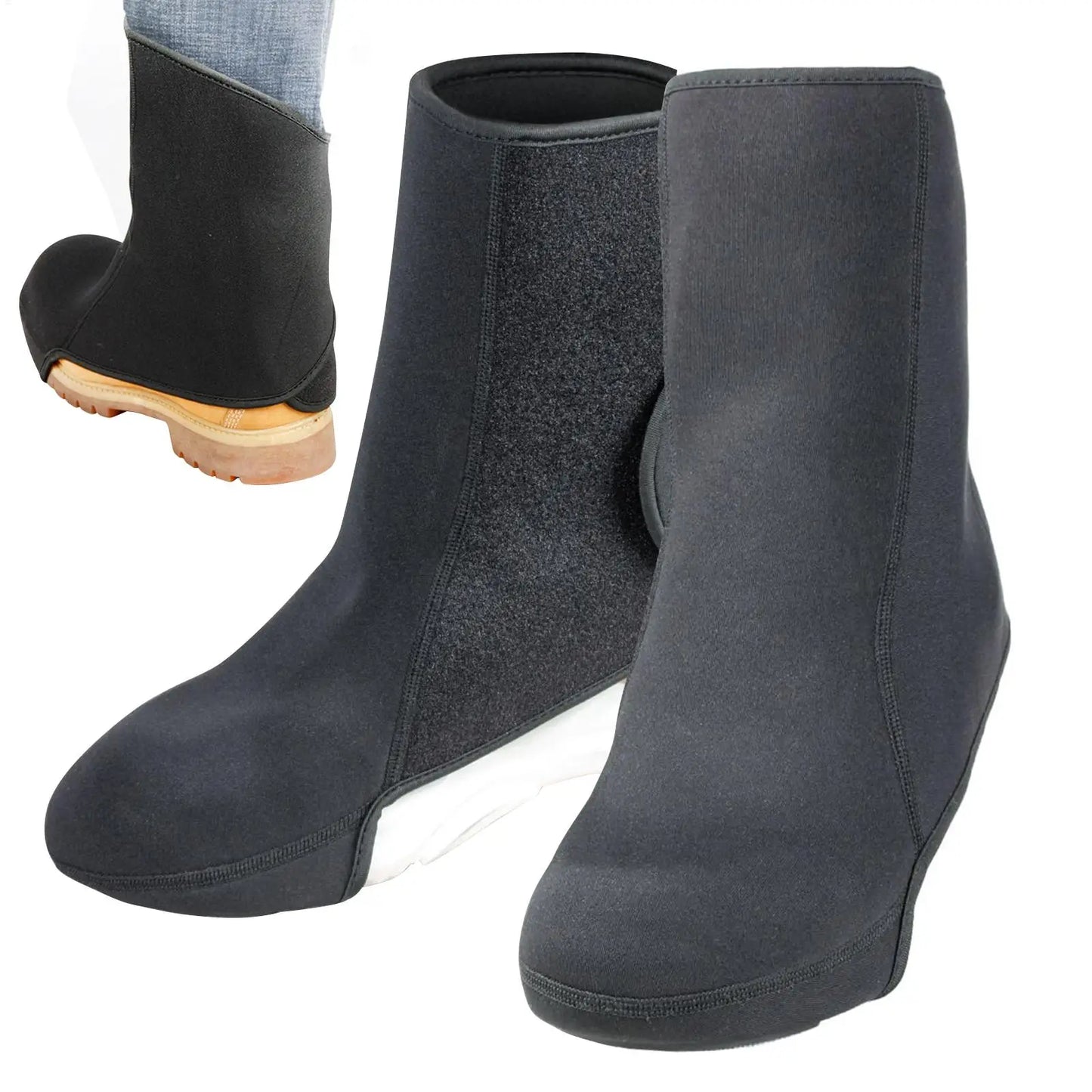 Waterproof Cycling Shoe Covers Thermal Motorcycle Rain Boot Covers Outdoor Supplies for Performance Winter Recreational Riders