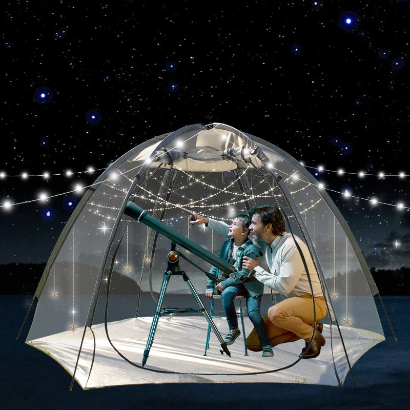 6 Person PVC Bubble Tent - Large Oversize Weather Proof Pod - Sports Tent Camping Tent - Starry Sky Tent,transparent Tent