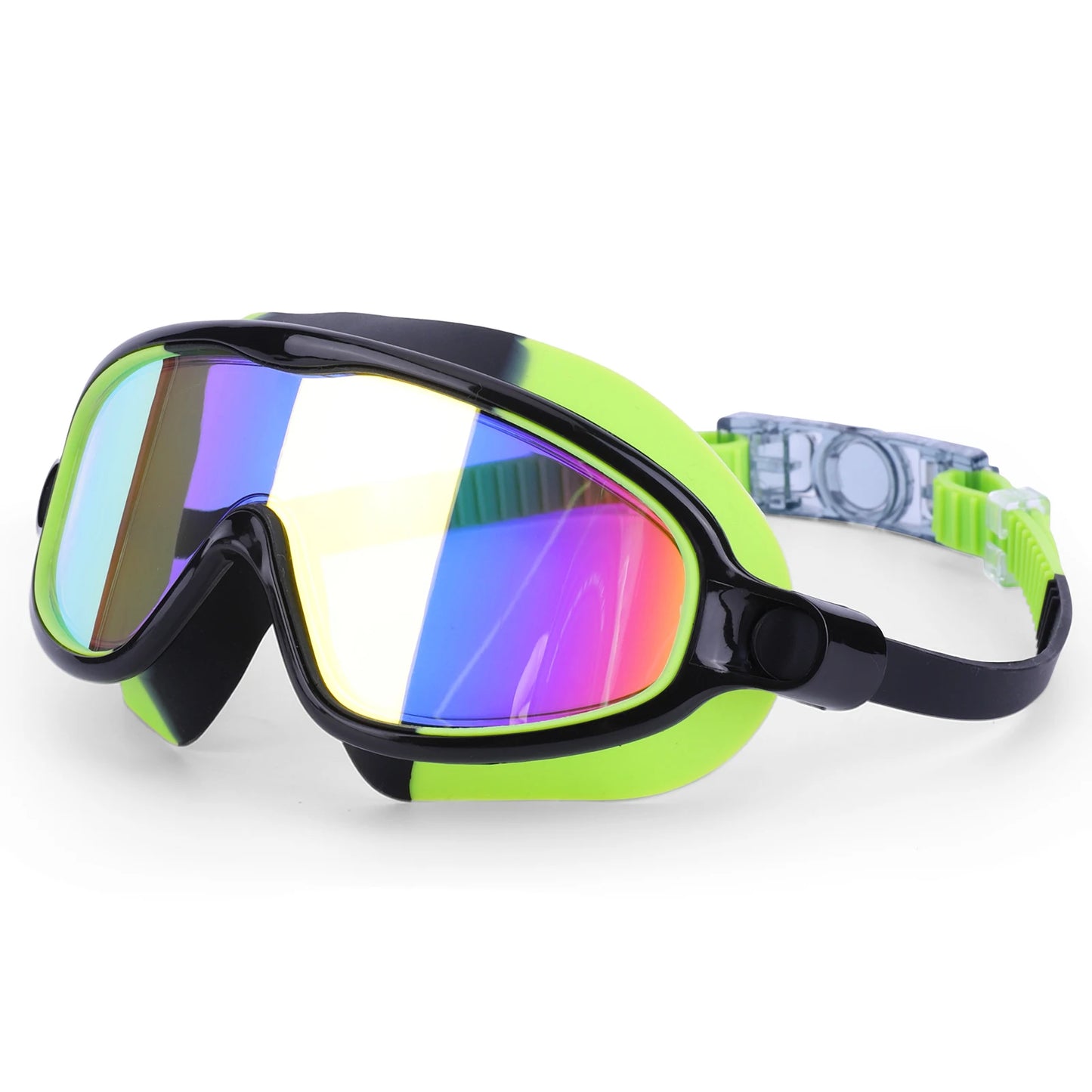 2Pcs Swimming Goggles Anti Fog Transparent Swimming Glasses Leakproof Wide View Swimming Eyewear Professional Swim Equipment