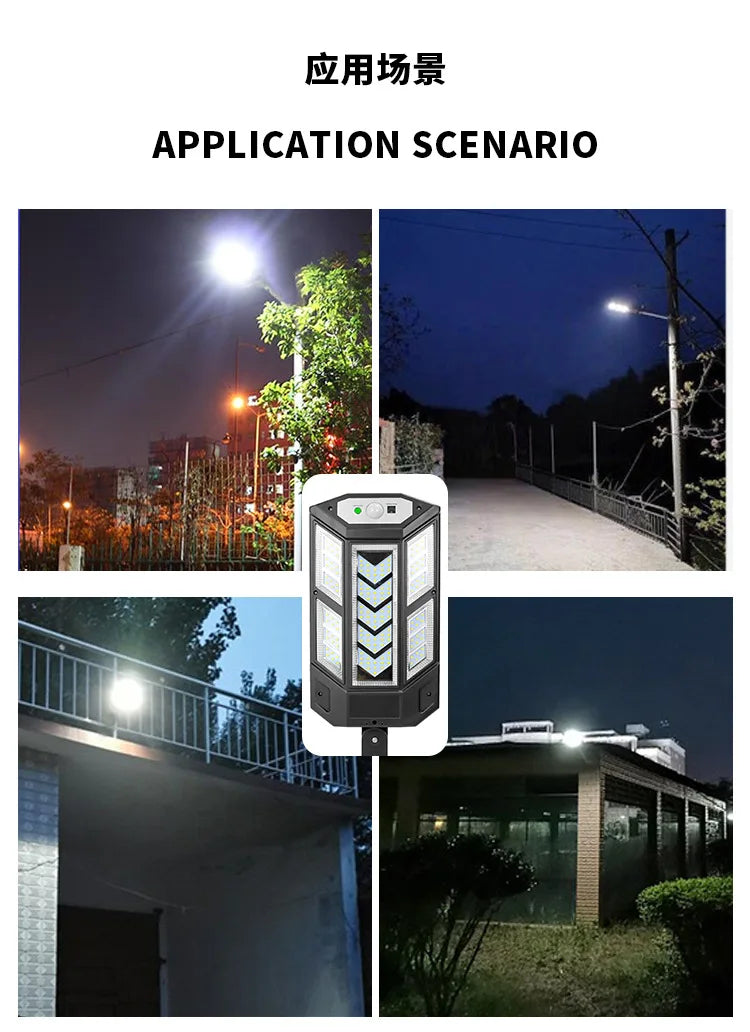 10000 Lumen powerful Solar Led Light Outdoor Solar Lamp of Motion Sensor 4Mode Waterproof Solar Garden Light Street Yard Lantern