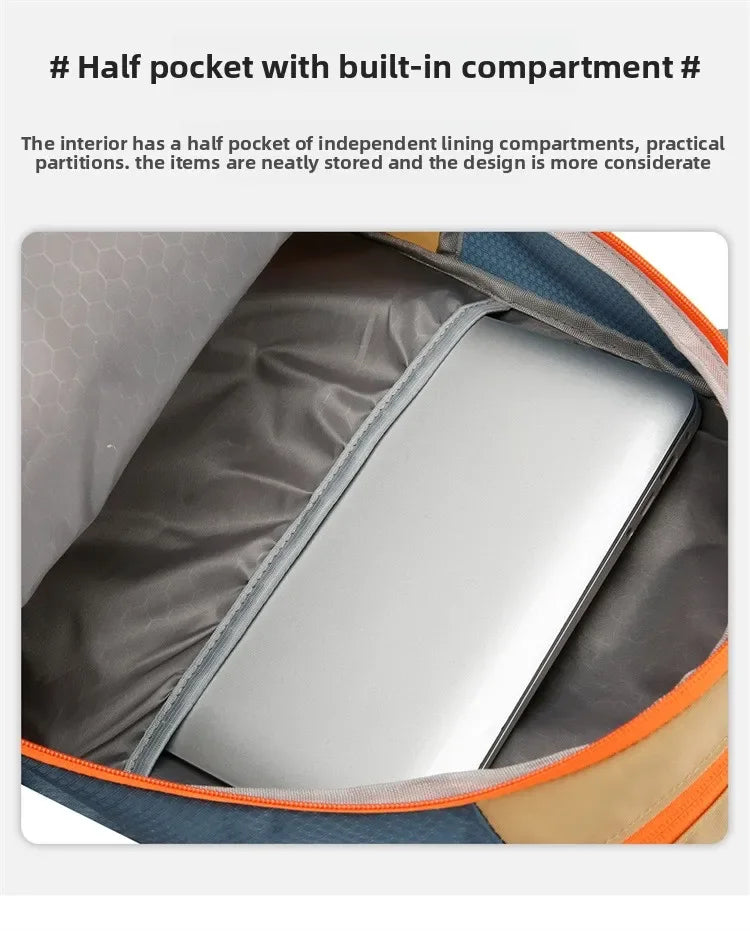 Mountaineering backpack 40 liters men's and women's outdoor sports bag waterproof camping hiking rain