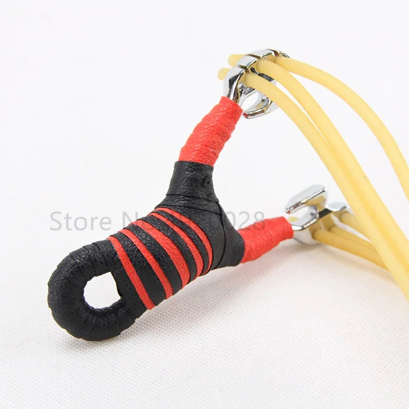 Outdoor Shooting Alloy Slingshot Card Ball Rrubber Band Outdoor Hunting Sling Shot Competition Slingshot Catapult Game Toys