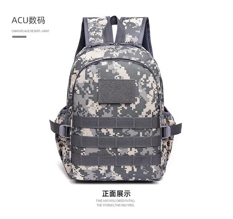 Children Tactical Backpack Small Student School Bag Kids Outdoor Hiking Travel Sports Backpack Summer Camp Camouflage Rucksack