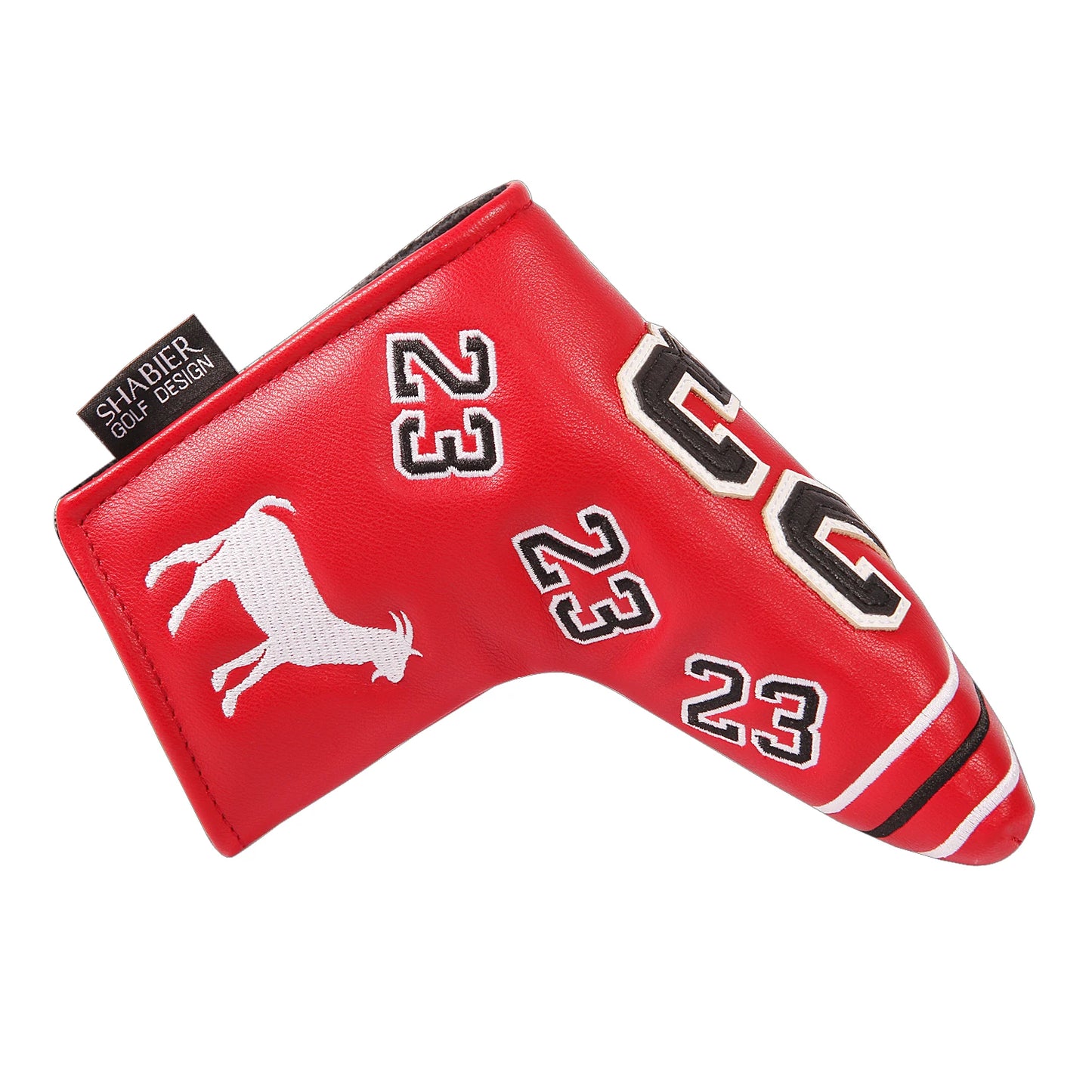 Blade Covers golf putter blade cover White Golf Putter Cover Headcover Closure for Blade Golf Putter