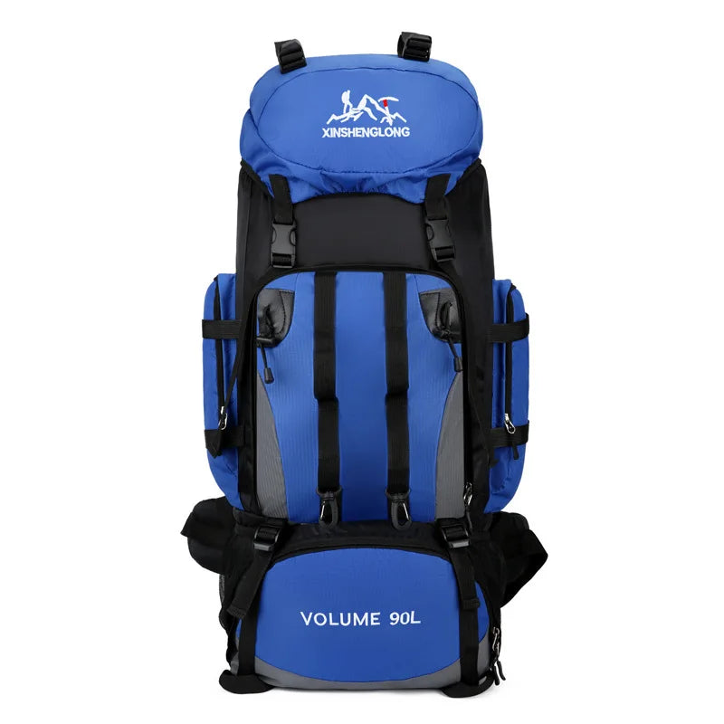 90L Large Capacity Outdoor Hiking Mountaineering Bag Lightweight Backpack Suitable for Hiking Camping Waterproof Travel Bag