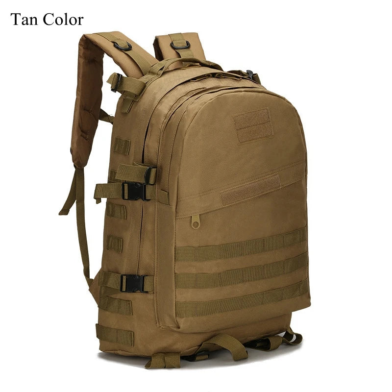Tactical 3D Backpack 25L Backpack Nylon 900D Fabric Mens Bag Waterproof 3D Molle Backpack for Trekking Camping Mountaineering