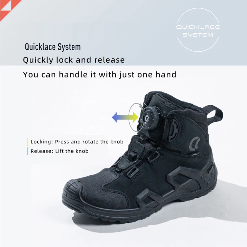CC Motorcycle Riding Boots Men Leather Motorbike Shoes Breathable Anti-slip Anti-fall XRD Ankle Protection Motocross Short Boots