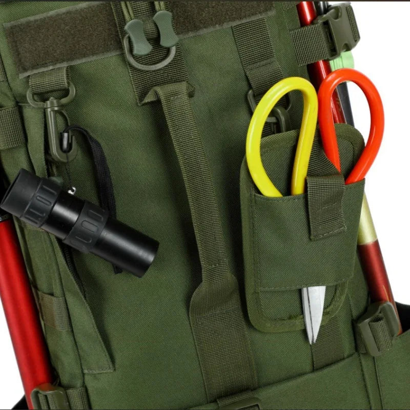 Outdoor Hiking Sports Tactical Backpack Waterproof Riding Fishing Bag Rucksack Men Women Climbing Camping Travel Shoulder Bags