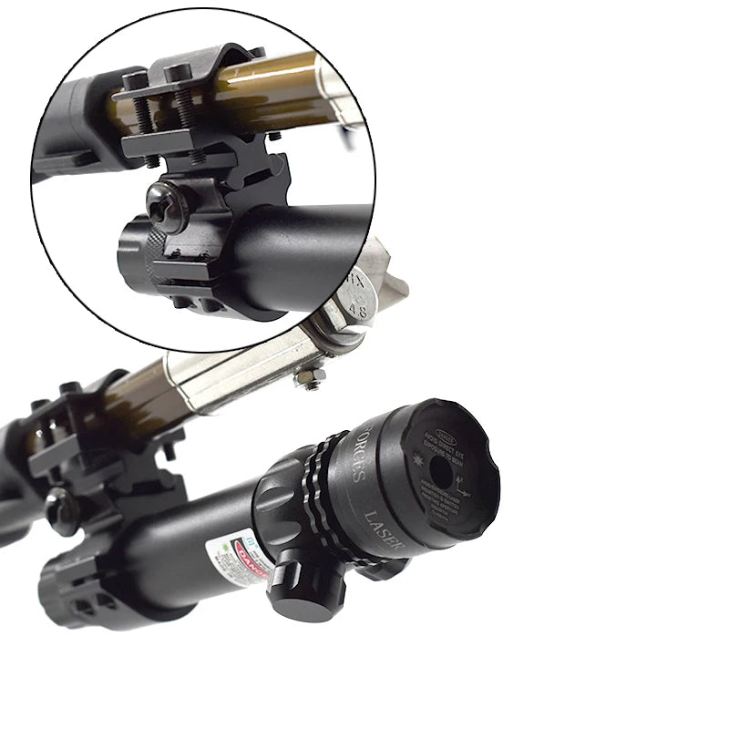 Slingshot Set Slingshot Precision Green Laser Telescopic High Power Catapult Use Reels for Outdoor Hunting Shooting New