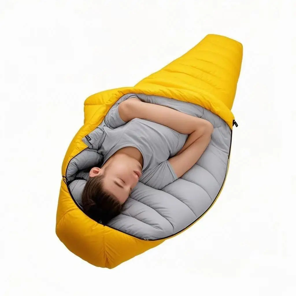 Factory Price Custom Mummy 0 Degree Winter 95 800 FP Goose Down Sleeping Bag Camping Hiking for Outdoor