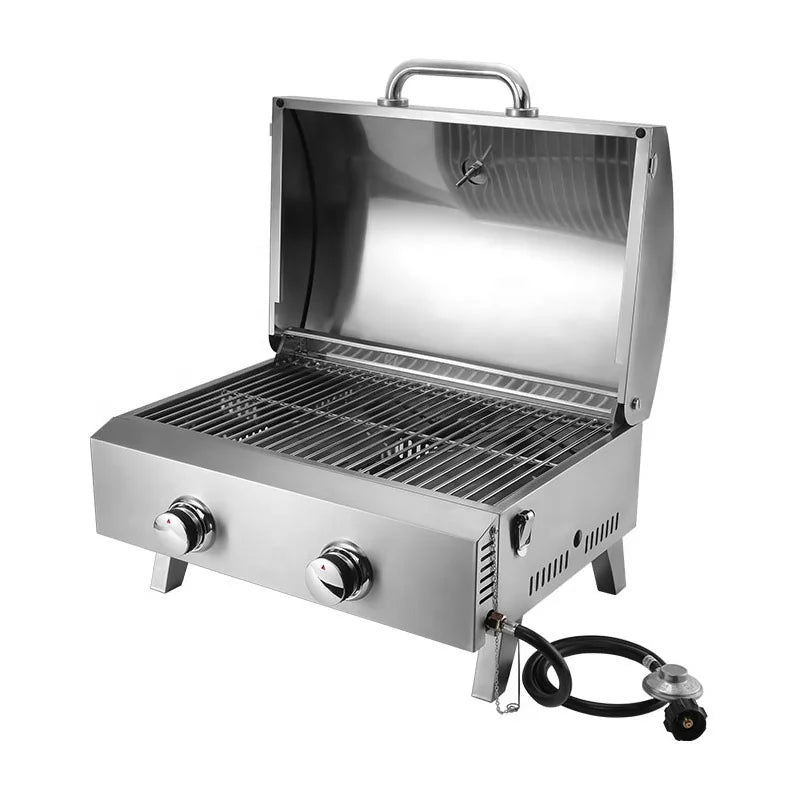 Outdoor Marine Barbecue Stainless Steel Boat Stove Liquefied Propane Gas LPG BBQ Grill