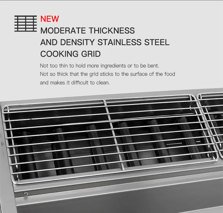 A8 Gas Large Barbecue Grill Commercial Grill Machine Restaurant