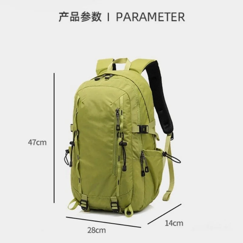 Unisex Multifunctional Outdoor Camping Hiking Climbing Backpack Men Nylon Travel  Adjustable Shoulder Strap Lightweight Bag