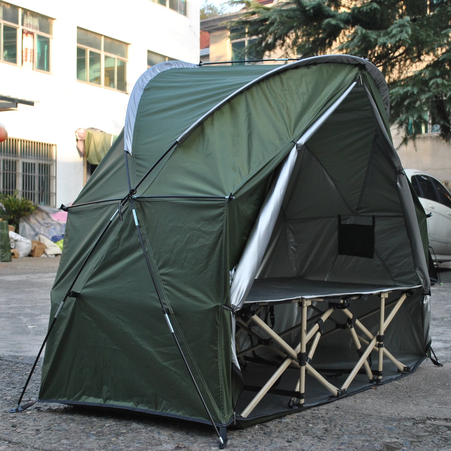 Durable Outdoor Sketching Tent for Backpacking,CZX-725 1 Person Tent Not Include Cot,1 Person Tent,Ground Tent,Practice Tent