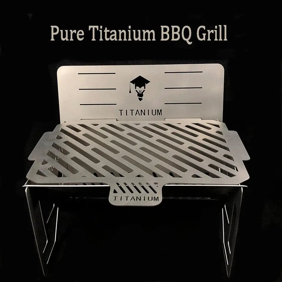 Smilodon- Titanium BBQ Grill Camping Charcoal Barbecue Grills Outdoor Picnic Portable Folding Stove Stand