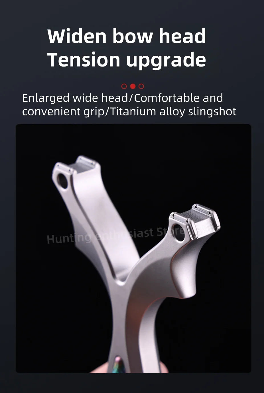 Strong Titanium Alloy Shooting Aiming Slingshot Outdoor Hunting Slingshot Professional Slingshot Hunting Accessories