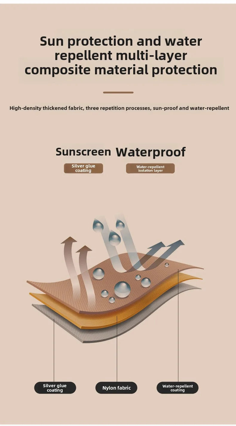 Outdoor Fully Automatic Quick-opening Two-in-one Canopy Vinyl Tent Double Doors and Double Windows 5-8 People Camping Tent