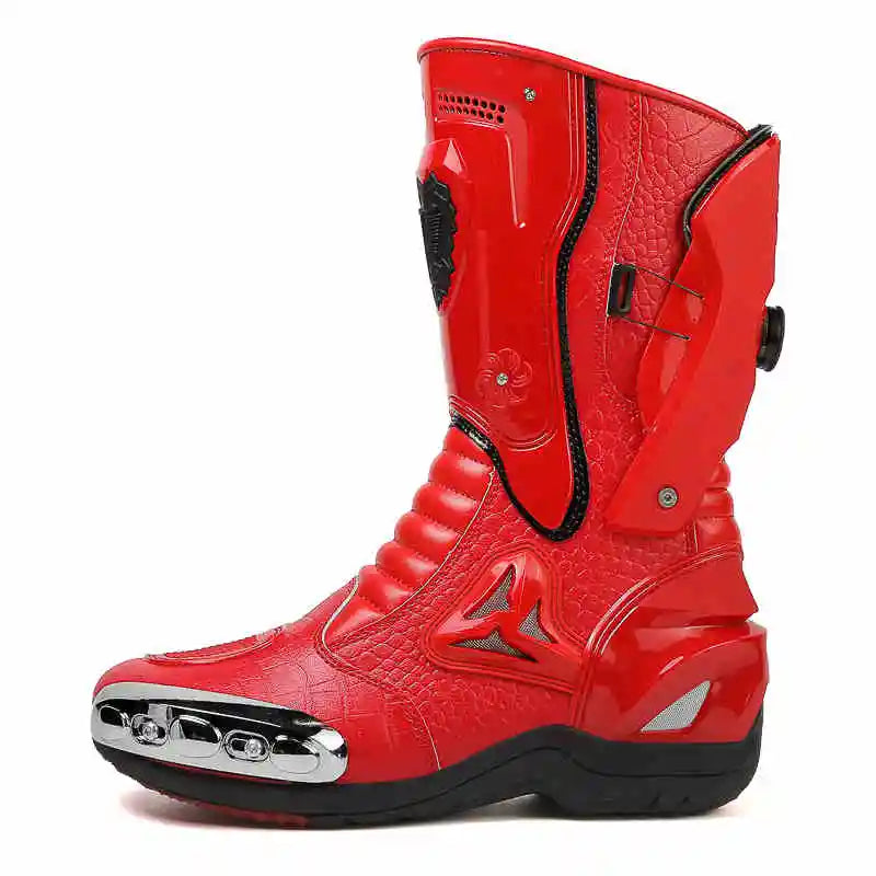 36-47 Anti Fall Motocross Boots Wear-resistant Motorcycle Boots Men's Women Racing Boots Safe Riding Equipment Rally Shoes