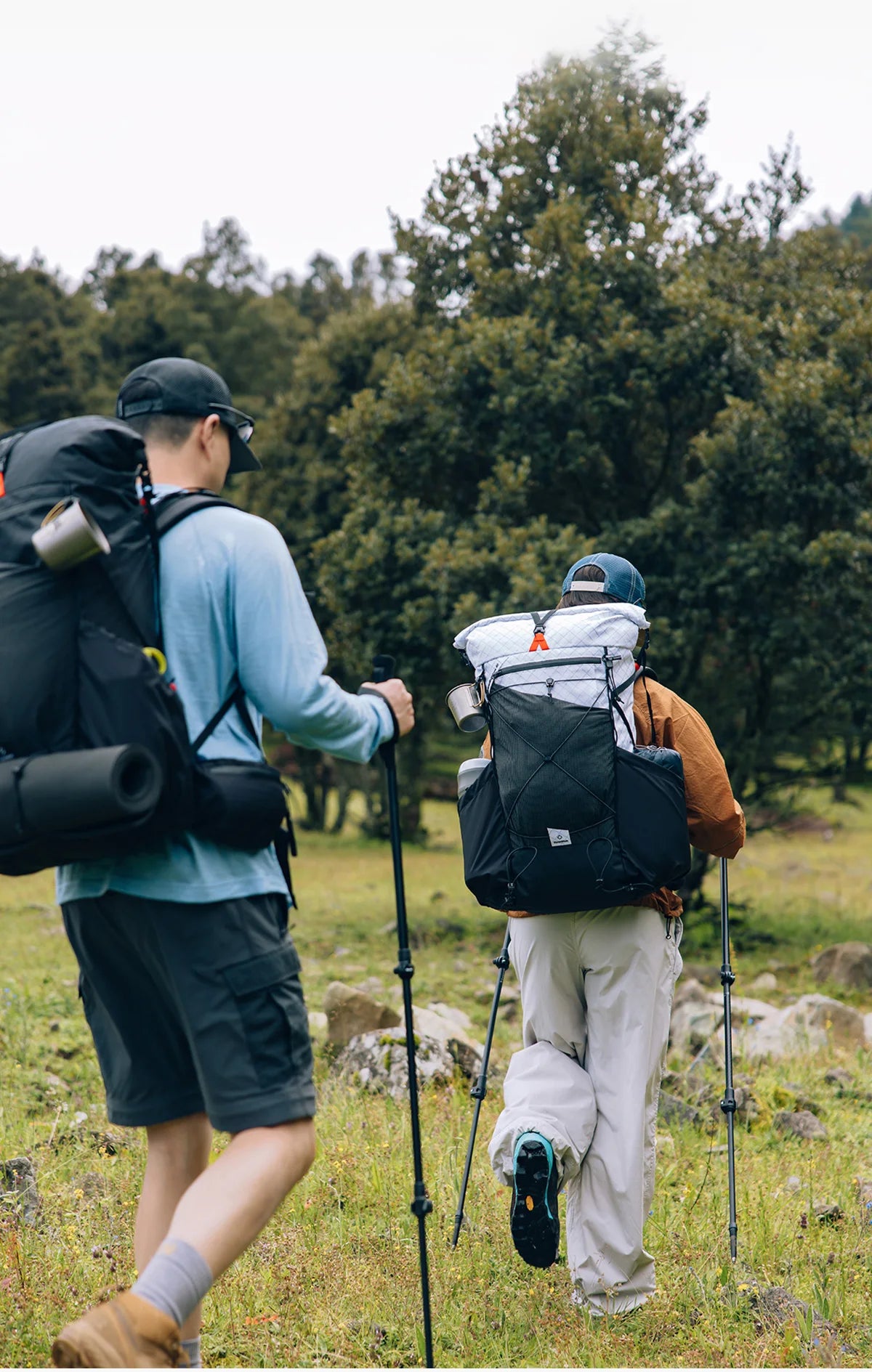 ThousWinds GaleCore 40+10L Lightweight Hiking Backpack Dyneema Trekking Pack Waterproof Bagpack