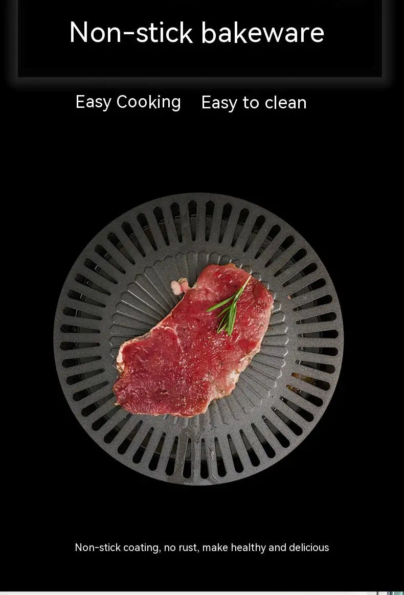 Outdoor BBQ barbecue stove multifunctional portable mini stainless steel adjustable firepower household charcoal barbecue stove