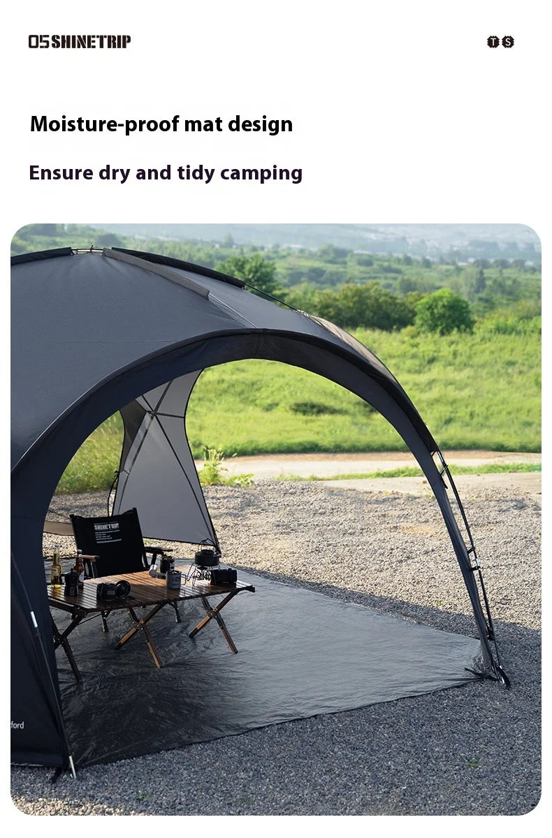 Mountain Fun Tent Outdoor Dome Canopy Oversized Awning Sun Protection Camping Equipment Camping Windproof Can Expand The Dome