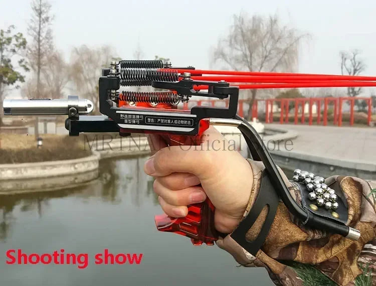 Green/Red Laser Slingshot Black Red Hunting Bow Slingshot Fishing Outdoor Powerful Slingshot Catapult Slingshot Shooting Caza