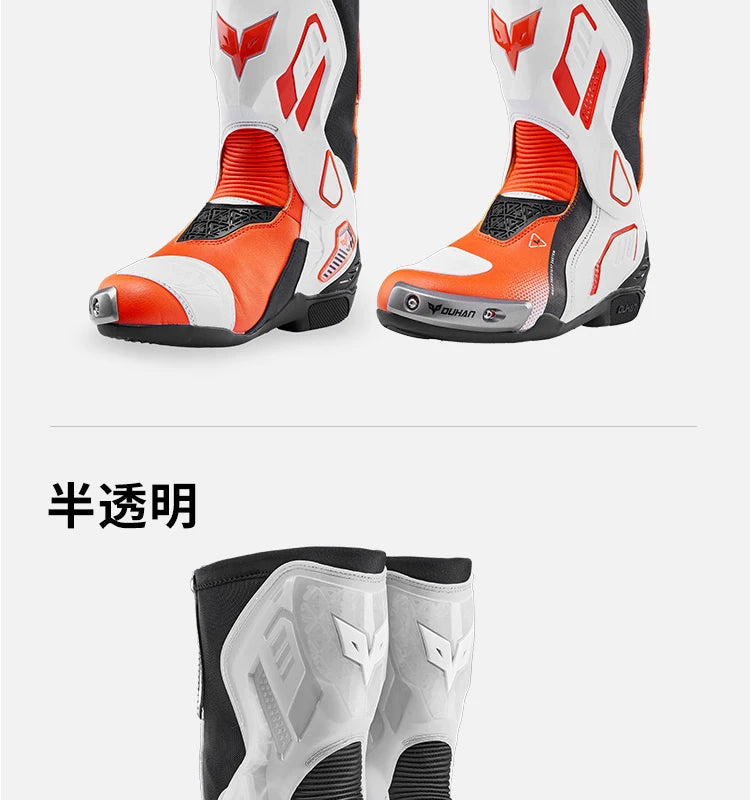 Motorcycle Boots Racing Off-road Shoes Non-slip High-top Motorcycle Professional Waterproof Mountain Bike Boots
