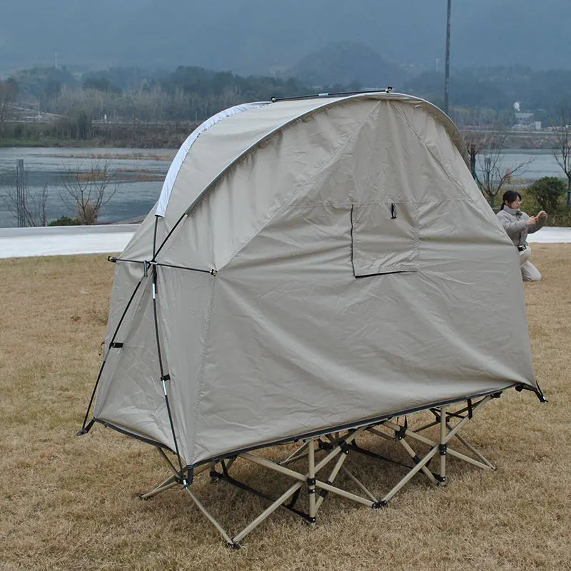 Backpacking Off-Ground Tent 1 Person For Family Gatherings and Barbecues Providing a Dry and Comfortable Space,Not including Cot