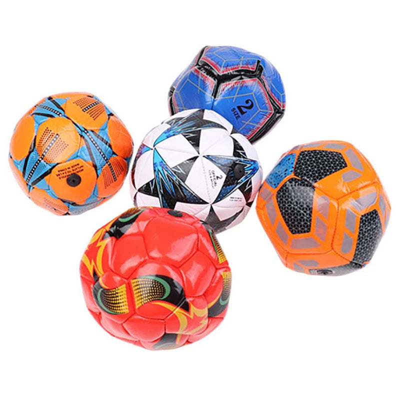 New 15CM Mini Soccer Balls Size 2 Standard High Quality PU Material Outdoor Kids Toys Sports Football Match Summer Beach Party