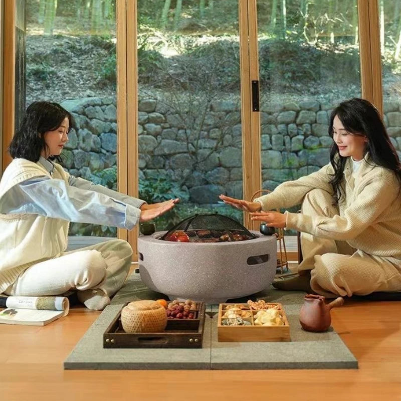 Camping BBQ Grills Outdoor Garden Charcoal Barbecue Brazier Portable Barbecue Grill Tent Travel Stove Kitchen Grill Accessories