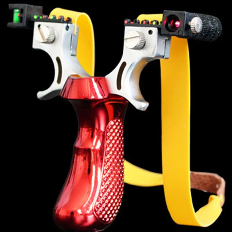 Hunting laser slingshot Outdoor high precision shooting slingsshot powerful spring sling shot catapult hunting acessories