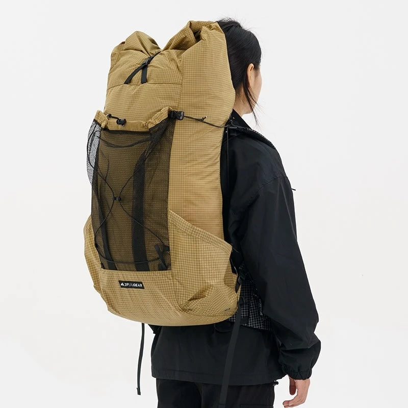 3F UL GEAR TianShan 35+10L Backpack 70D/210D Dyneema Ultralight Large Capacity Outdoor Camping Hiking Climbing Bag Waterproof