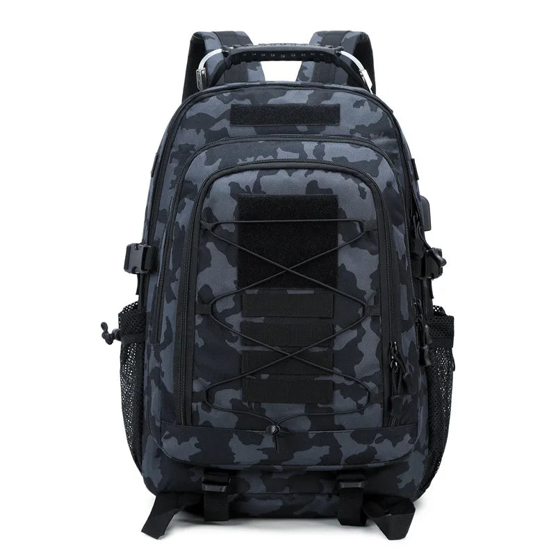 Tactical Outdoor Sports Backpack Large Capacity Anti Splash Wear resistant Travel Camping Mountaineering Bag Hiking Bag